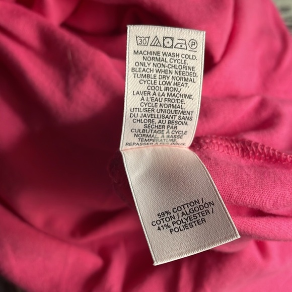 🔥Victoria’s Secret Hot Pink Racerback Tank & Stranded Pink Flamingo Tank, XS - Picture 5 of 8